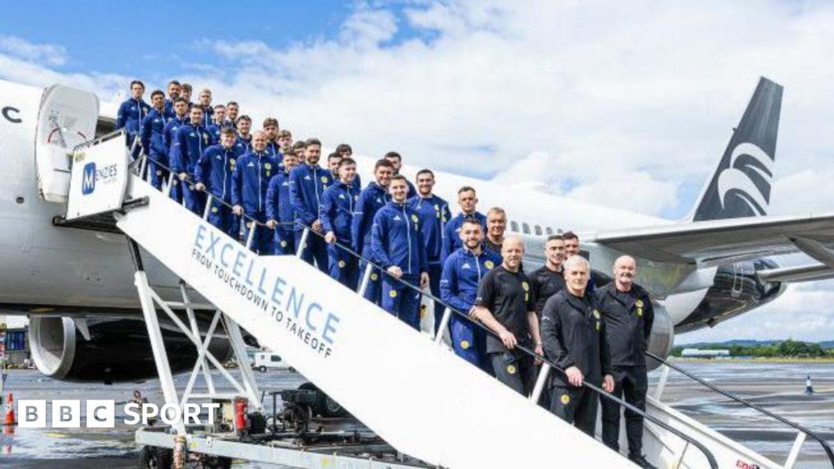 Escócia parte para o Mundial - em imagens